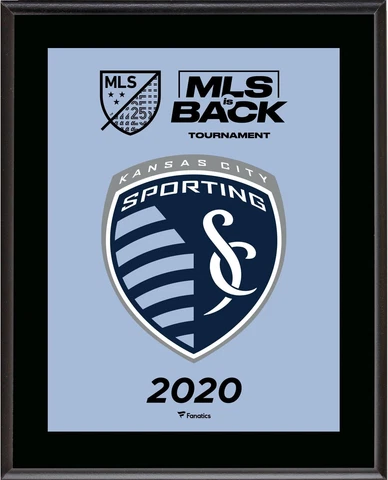 Sporting Kansas City Unsigned 10.5" x 13" 2020 MLS is Back Tournament Plaque Cover
