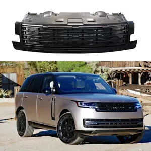 Barra de rejilla de malla de rejilla delantera compatible con Land Rover Range Rover 2023 negra totalmente nueva - Imagen 1 de 7
