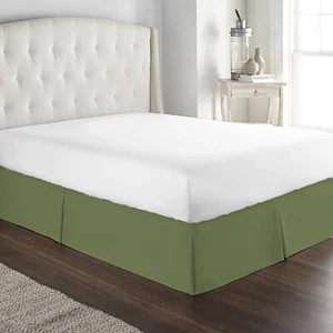 Falda de cama de marca de 1 pieza AU Select longitud de caída talla y musgo TC - Imagen 1 de 10