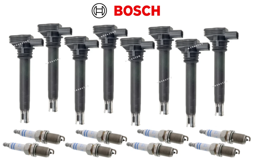 Ignition Coil & Spark Plug Double Platinum (8sets) OEM for Audi RS5 - Image 1 of 1