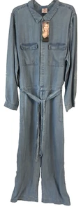 Laurie Filz Tencel Denim Jumpsuit 2X Blau Langarm Gürtel A375440Damen BB416 - Bild 1 von 7