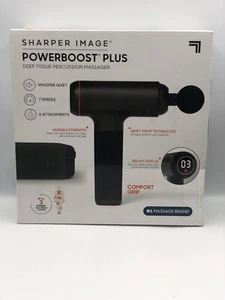 Sharper Image - Powerboost Deep Tissue Massager - Black - Picture 1 of 2
