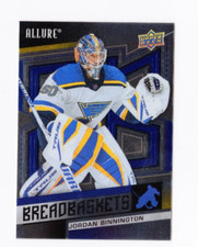 2021-22 Upper Deck Allure Jordan Binnington #BB-2 Breadbaskets St. Louis Blues