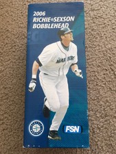 2006 RICHIE SEXSON BOBBLEHEAD NEW IN BOX SGA SEATTLE MARINERS BOBBLE HEAD
