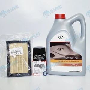 Genuine Toyota Prius Service Kit 2018 to 2023 0W20 Oil Washer Air & Oil Filter - Picture 1 of 1