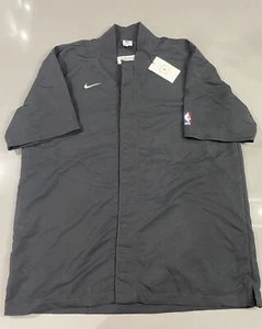 NEW RARE! Nike x Fear of God NBA Black Warmup Shirt Jacket Large CU4686-010 - Picture 1 of 12