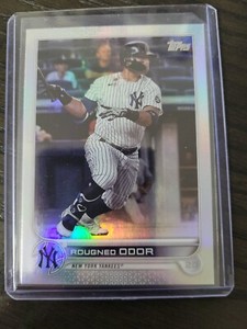 2022 TOPPS SILVER RAINBOW FOIL PARALLEL 5 ROUGNED ODOR YANKEES
