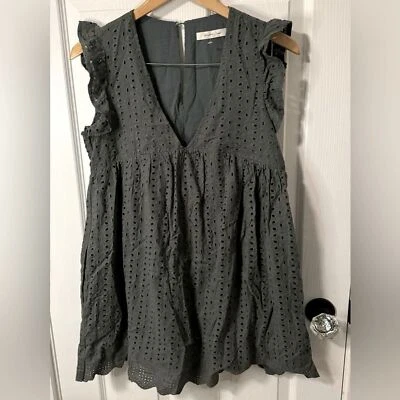 Mameluco con ojales verde oliva semilla mostaza S Foto 1 de 4