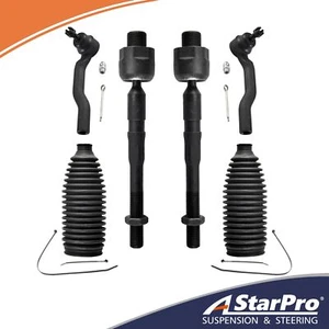 Kit de botas de extremo de barra de amarre de suspensión delantera de 6 piezas para Ford Edge Lincoln MKX 2007-2014 - Imagen 1 de 7