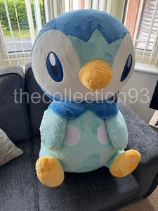 Peluche oficial Pokemon Center tamaño gigante grande Piplup - 31 pulgadas de alto ✅ - Imagen 1 de 15