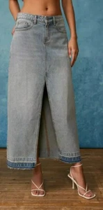 Maxi gonna Bdg Urban Outfitters Mandi Denim S blu chiaro-medio lavaggio esaurita - Foto 1 di 10