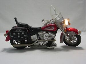 Harley Davidson “Highway Patrol” Motorcycle Lights Sounds Buddy L Red