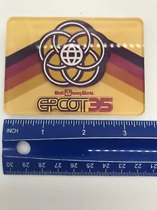 Disney Parks EPCOT 35 Anniversary Acrylic 2D Die Cut Magnet ~ NEW - Picture 1 of 5