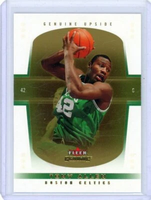2004-05 Fleer #115 Genuine Upside Draft Reflections TONY ALLEN Rookie Card /10 - Image 1 of 2