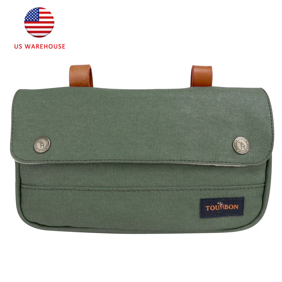 TOURBON Bolsa de Bicicleta de Colección Bolsa de Manillar de Bicicleta Tubo Frontal Alforja Soporte para Teléfono Foto 1 de 4