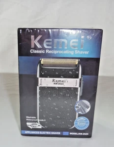 Kemei KM-2024 Hombres Afeitadora Eléctrica Inalámbrica Afeitadora Maquinilla de Afeitar Recargable Uso en Seco Húmedo - Imagen 1 de 6