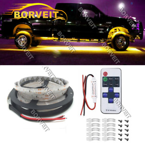 Neon LED Lights Underbody Glow Lighting Kit Yellow For Ford Explorer 11-2015