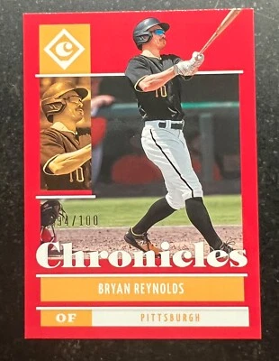 2022 Panini Chronicles Red Bryan Reynolds #44 94/100 - Image 1 of 2