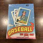 1989 Topps Baseball Wax Box, 36 Packs - Randy Johnson Rc And Craig Biggio Rc