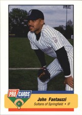 1994 Springfield Sultans Fleer/ProCards #2044 John Fantauzzi