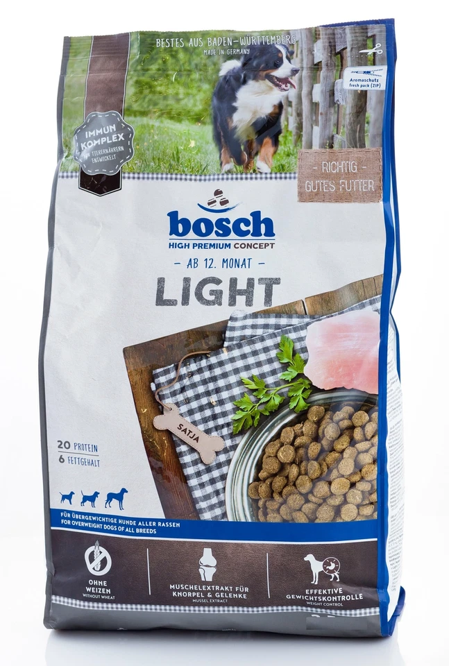 2,5 Kg Bosch Light Diät Hundefutter Trockenfutter für übergewichtige Hunde - Bild 1 von 1