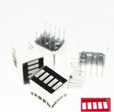 2pcs LED Red Bargraph 5 Segment LED Display 5 LED Bar Display  NEW - Image 1 of 2
