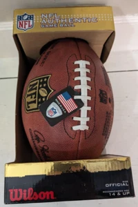 NFL Authentic Leather Wilson The Duke Game Football Signed By Shaun Phillips PSA - Bild 1 von 5
