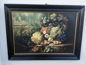 Quadro Olio su tela Natura Morta XIX secolo scuola italiana 111 x 83 cm - Picture 1 of 10