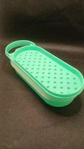 Vintage Tupperware Käsereibe Zerkleinerer Jadeitgrün Aufbewahrung + Deckel - Bild 1 von 4