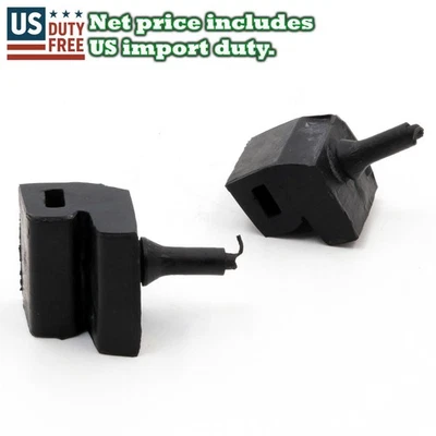 PAR DE BORRACHA PARACHOQUE CAPÔ Ajuste 65-97 Nissan Datsun 4wd 2wd picape 521 620 720 - Imagem 1 de 4