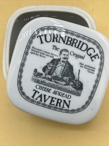 3 X 4” Porcelain Cheese Spread Box. Turnbridge Tavern - Picture 1 of 4