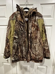 Guide Series Realtree TecH2O Hunting Jacket Waterproof Camo Breathable L HEAVY - Picture 1 of 10