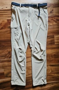 Columbia Men Khaki Hiking Pants Size 36 Lightweight Outdoor XO0923 Gorpcore - Picture 1 of 12