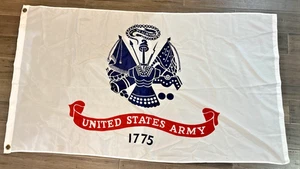 Bandiera US Army Stati Uniti banner pennant militare interno esterno 3X5' usato buono - Foto 1 di 12