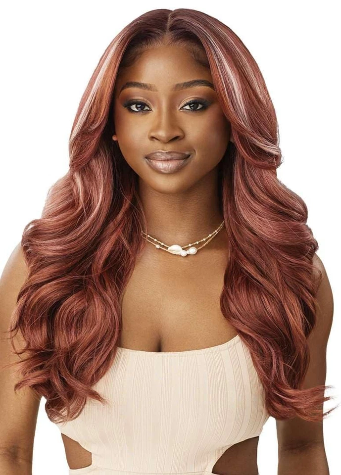 Outre Lace Front Wig Melted Hairline Elara JET BLACK 1 Envio Rapido Vendedor USA