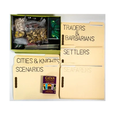 Mayfair Board Jeux Colons de Catan Collection #18 - Base Jeu + 7 E VG Ex - Photo 1/2