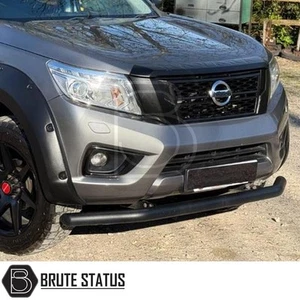 For Nissan Navara NP300 2015-2022 Large Front Grille Matte Black D23 - Picture 1 of 11