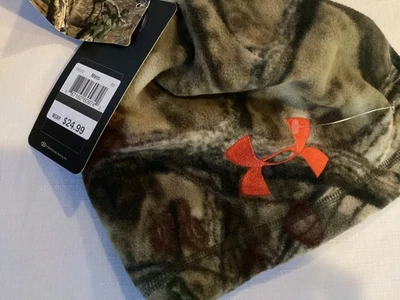 NUEVO CON ETIQUETAS Under Armour Control de Olores Gorro Infrarrojo Roble Musgo Infinity Equipo Frío Foto 1 de 3