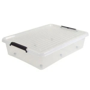 Unterbettbox One Rollenbox Aufbewahrungsbox Kunststoffbox Behälter Bettkiste  - Bild 1 von 3
