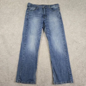 Pantalones de mezclilla Levis 569 para hombre 34 32 lavado medio calce suelto clásicos pierna recta - Imagen 1 de 9