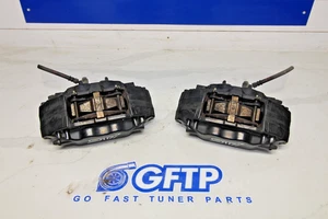 2008-2017 Subaru WRX STI OEM Black Brembo Brake Calipers Caliper Front Set Pair - Picture 1 of 7