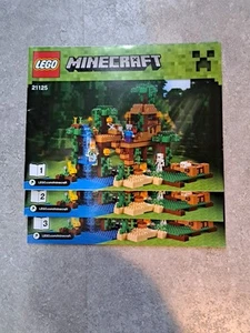 Nuevo SOLO INSTRUCCIONES Minecraft 21125 SIN LEGOS SIN LADRILLOS - Imagen 1 de 1