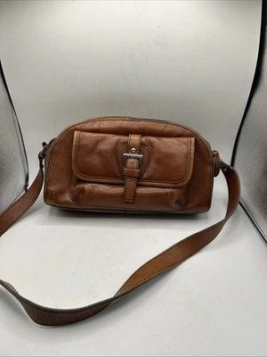 VTG 80s Etienne Aigner Brown Leather Shoulder Purse Minimalist Genuine Leather - Image 1 of 4