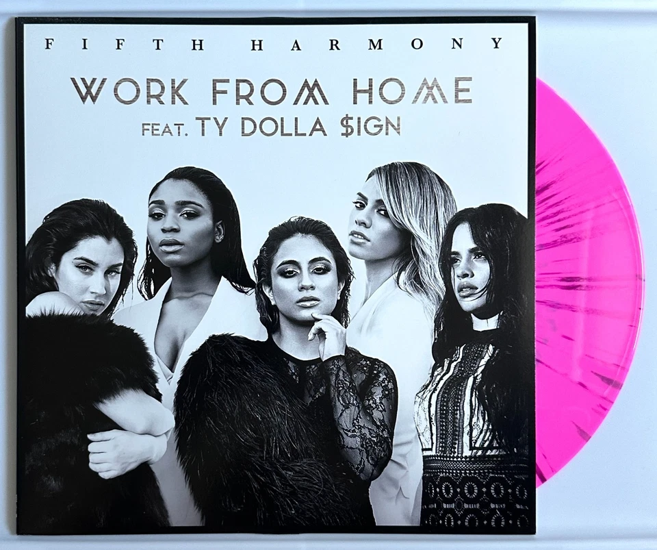 Fifth Harmony - "Work From Home" (12" Vinyl Single) *PINK* - Image 1 of 1