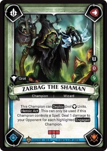 Zarbag the Shaman - FOIL - Warband Pack 2 - Warhammer Age of Sigmar - Picture 1 of 6