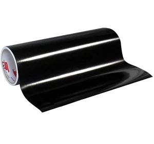 Rollo de vinilo negro brillante de 24" x 10 pies para cortadores de artesanías y letreros - Imagen 1 de 1