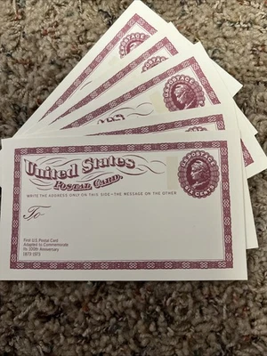 100th Anniversary U. S. Postal Card 1873 - 1973 Tagged (2) - Image 1 of 4