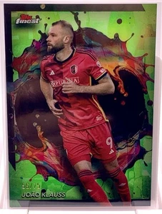2024 Topps Finest MLS Joao Klauss Green # /75 RARE St. Louis City - Picture 1 of 2