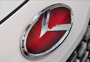 Rear Trunk Grill evolution Emblem Red 12.9cm For 05 06 07 08 09 Hyundai Tucson - Bild 1 von 1