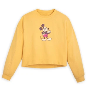 Mickey Mouse Genuine Mousewear Pullover Sweatshirt for Women – Gold size XL - Picture 1 of 4